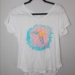 Lilly Pulitzer Florida Hurricane relief shirt